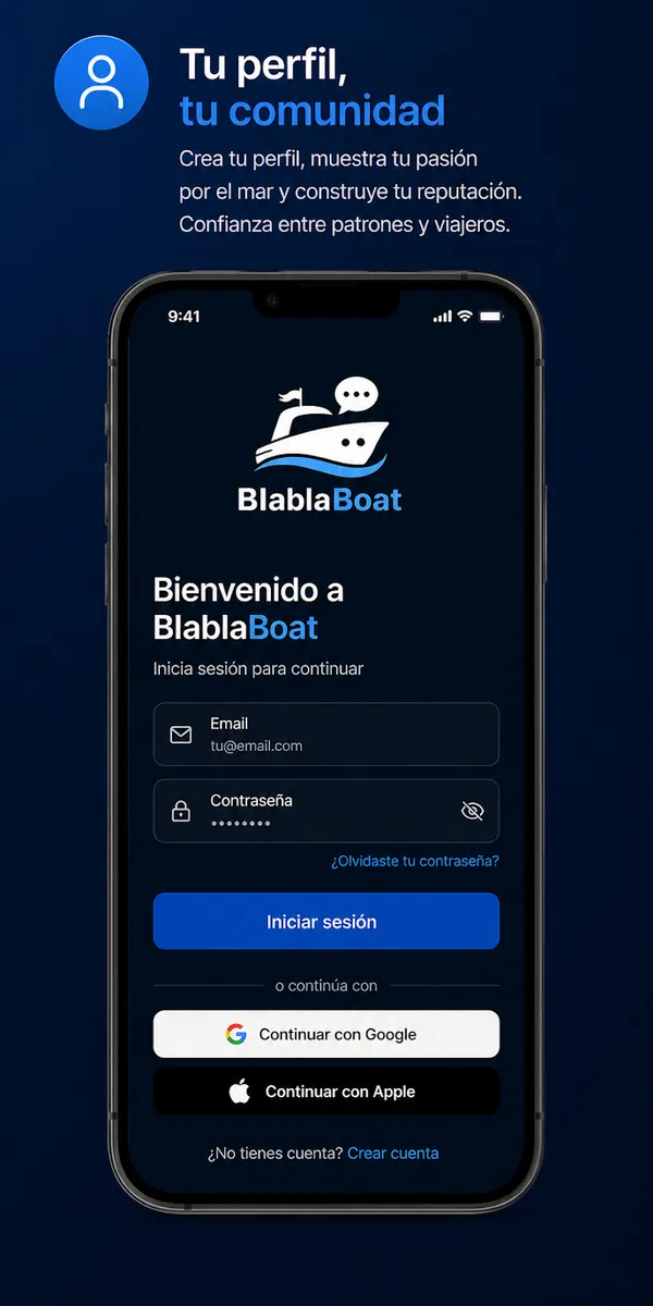 Presentación de BlablaBoat en Google Play